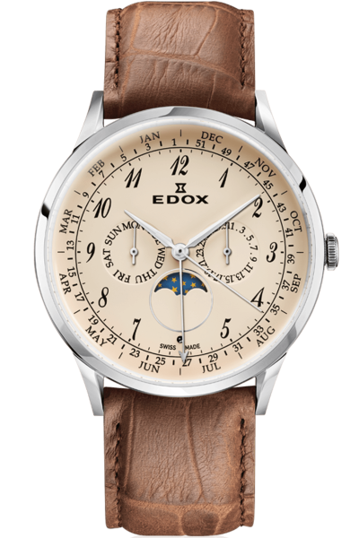 Edox Les Vauberts Annual Calendar