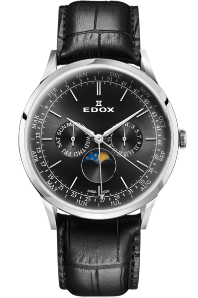 Edox Les Vauberts Annual Calendar