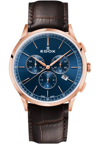 Edox Les Vauberts Chronograph Date