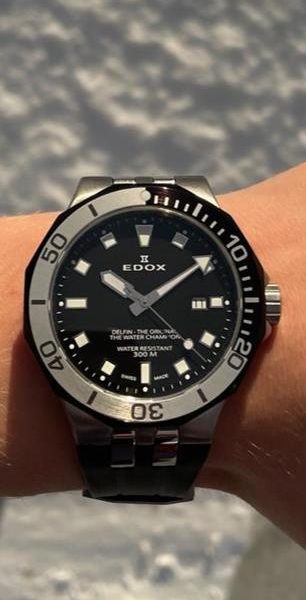 Edox Delfin The Original Date - Til en bedre pris
