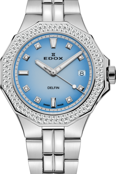 EDOX DELFIN THE ORIGINAL DIVER DATE LADY - Kun forhåndsbestilling