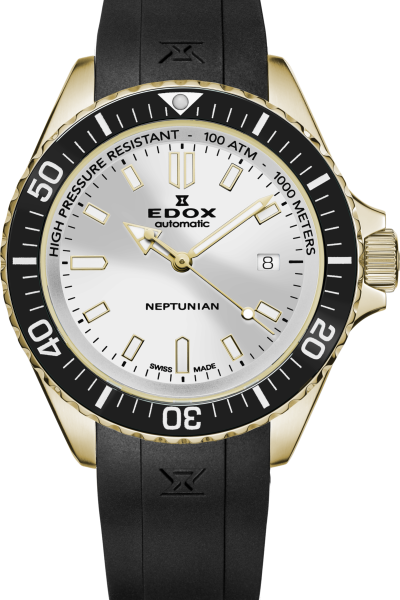 Edox SkyDiver Neptunian - Til en bedre pris - Demobrukt, Som ny