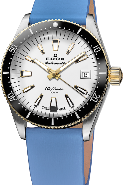 Edox SkyDiver Date Automatic 38mm Lady Special Edition