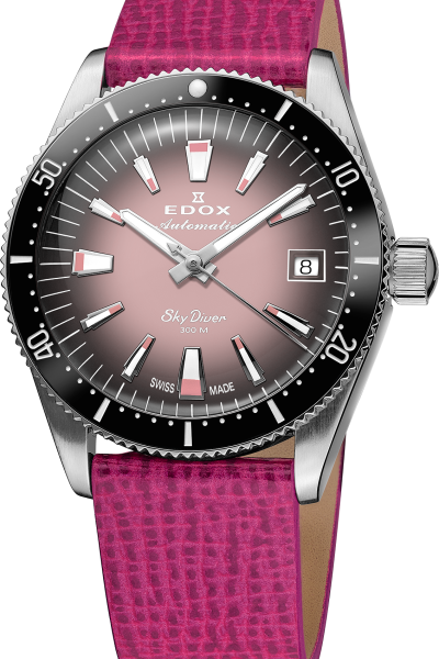 Edox SkyDiver Date Automatic 38mm Lady Special Edition