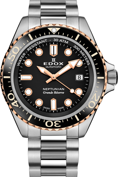 Edox Neptunian Grande Reserve Date Automatic