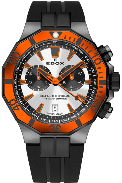 EDOX DELFIN THE ORIGINAL CHRONOGRAPH - Til en bedre pris - Demobrukt, Som ny