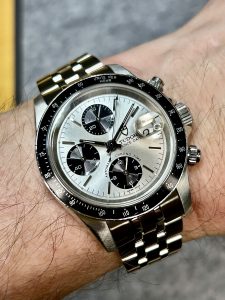Solgt - Tudor Panda Prince Date Chronograph 2001 Komplett!