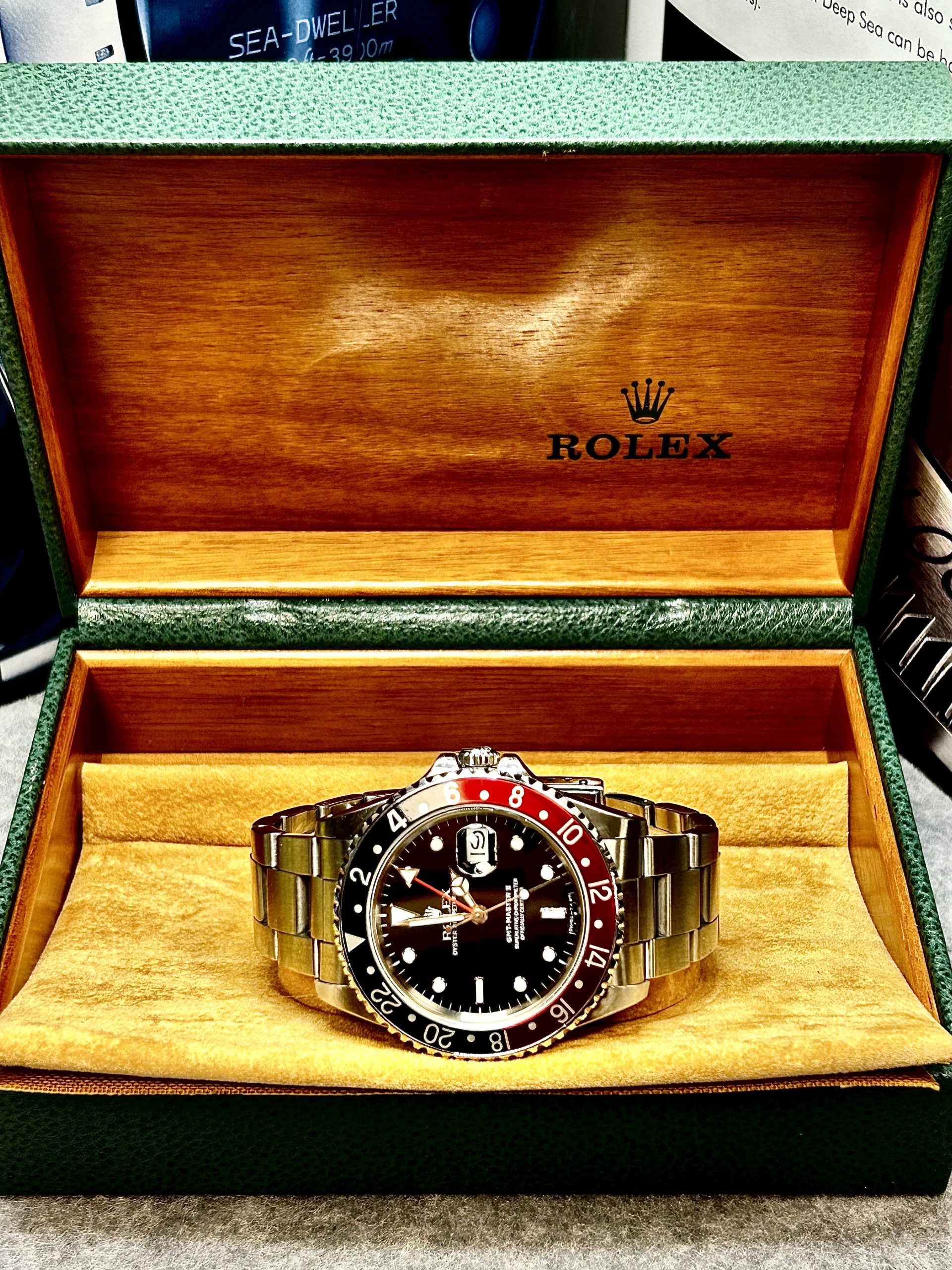 Rolex GMT-Master II Ref. 16710 – 1993 Modell – Pepsi – 100% Strøken - Bilde 2