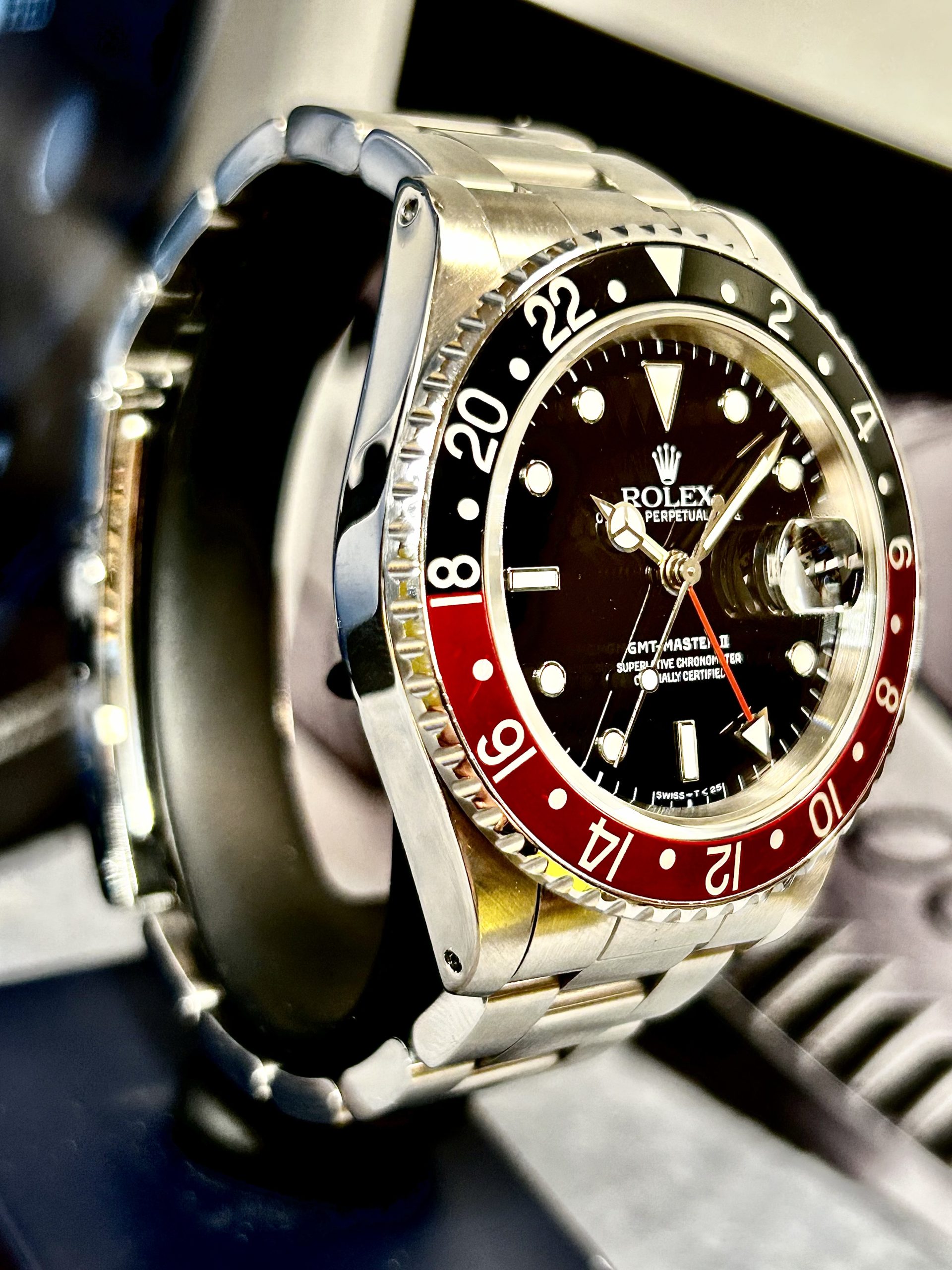Rolex GMT-Master II Ref. 16710 – 1993 Modell – Pepsi – 100% Strøken - Bilde 3