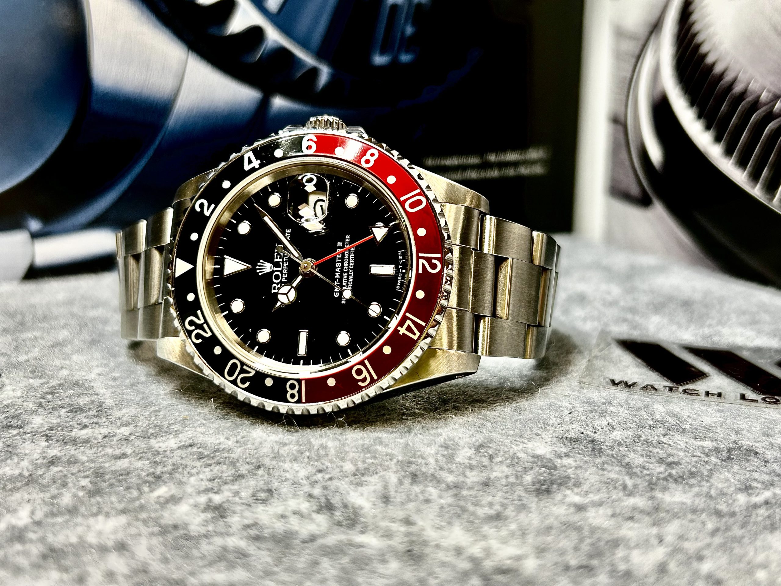 Rolex GMT-Master II Ref. 16710 – 1993 Modell – Pepsi – 100% Strøken - Bilde 5