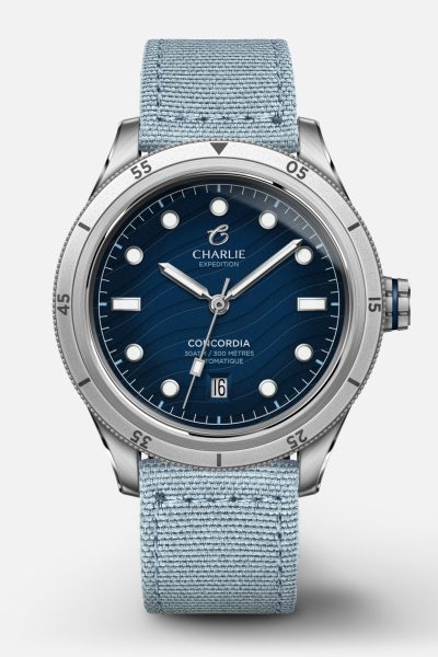 CONCORDIA Automatisk Nazare himmelbla nylon