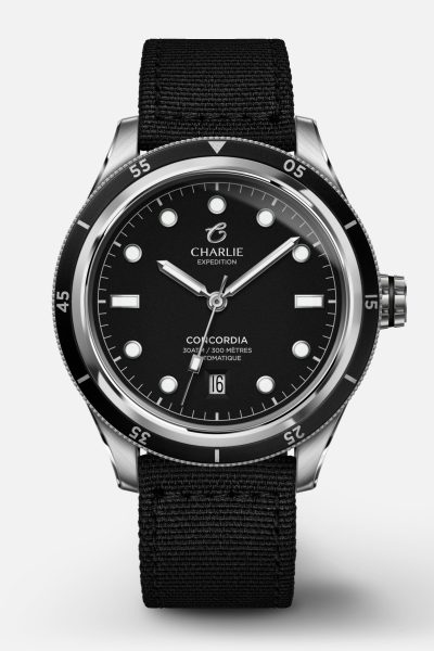 CONCORDIA Automatisk Svart - svart nylon