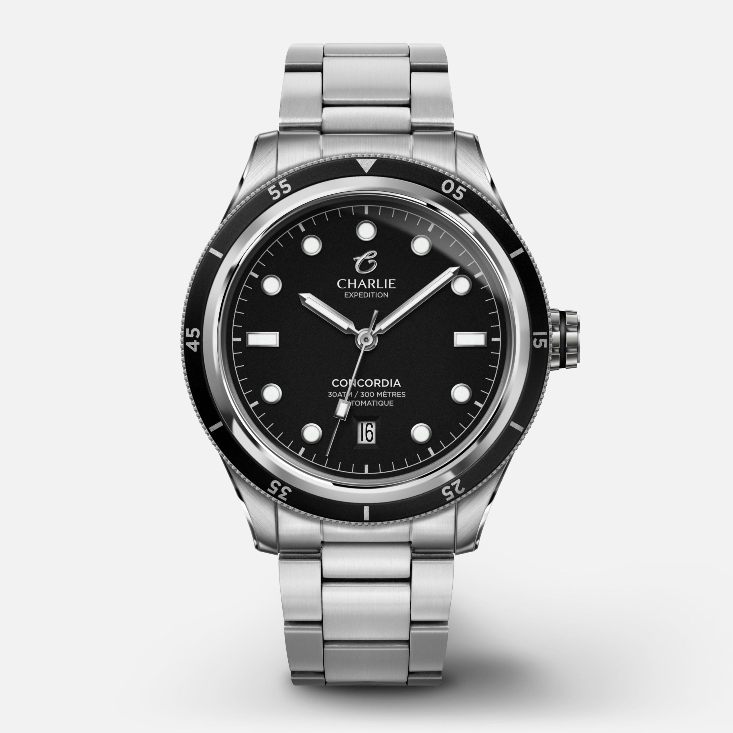 CONCORDIA Automatisk Svart - stal lenker