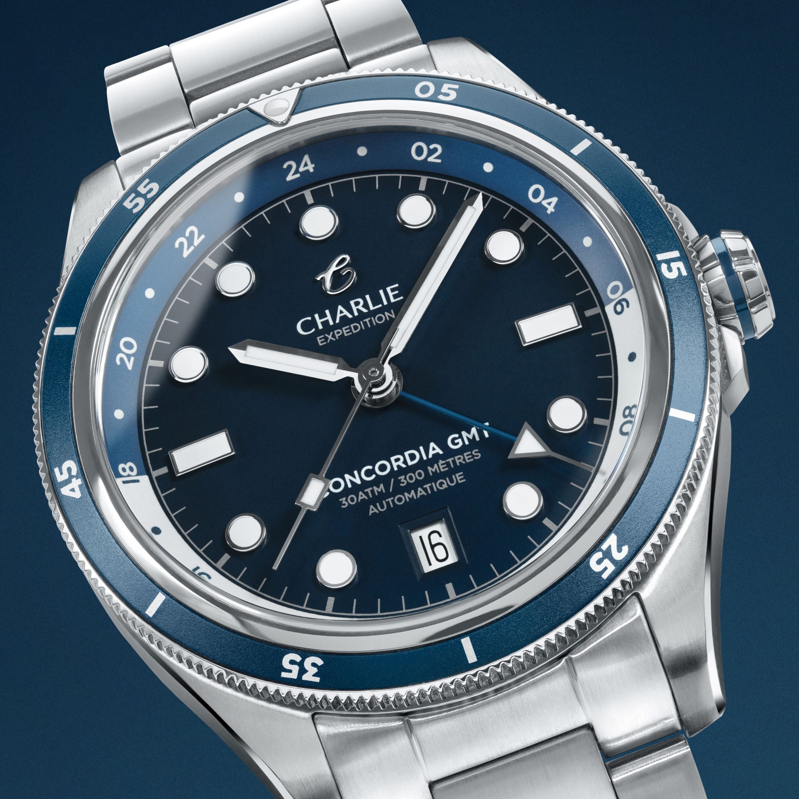 Charlie Paris CONCORDIA - GMT - Blue - Bilde 3