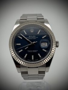 Solgt - Rolex Datejust 41 – Blue Dial – 2017