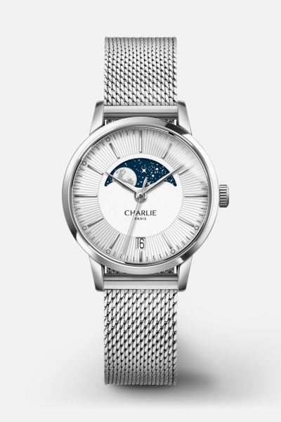 Charlie Paris SULLY - Moon phase - Steel