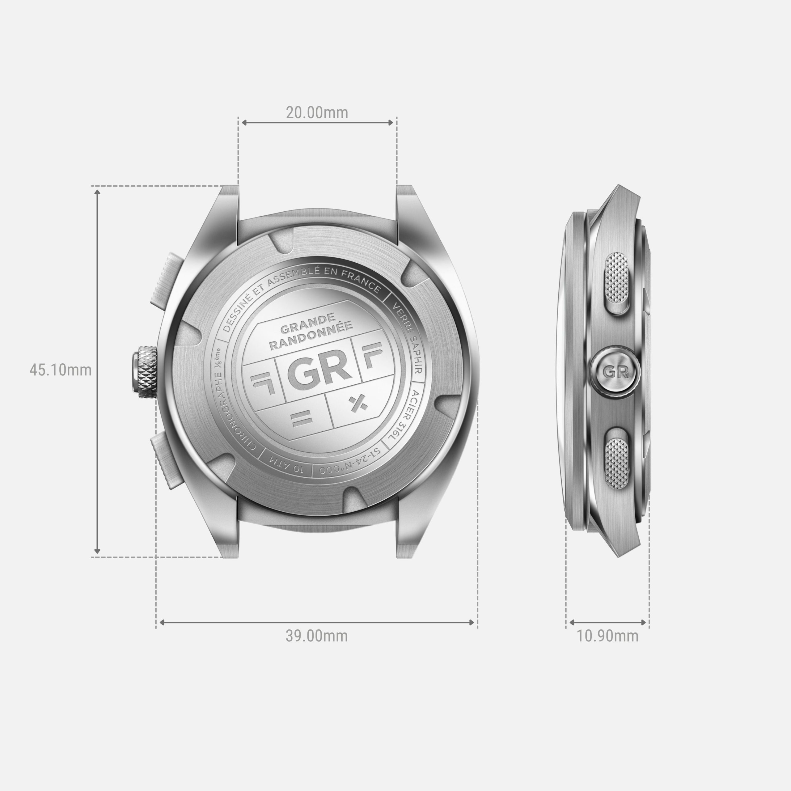 Charlie Paris GR - Chronograph - Green - Bilde 5