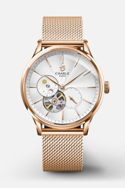 Charlie Paris INITIAL 36 - Open Heart Day/Night - Rose Gold