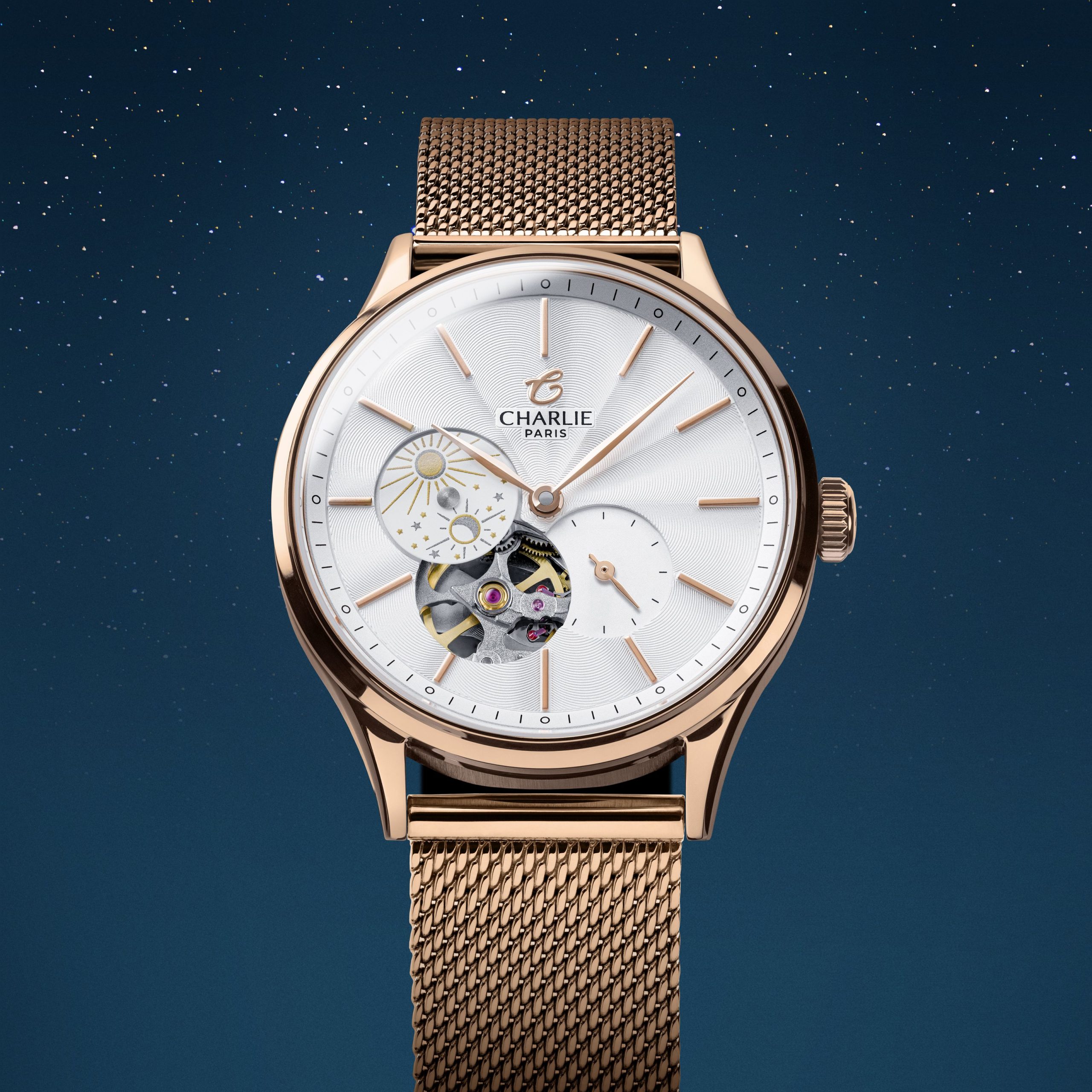 Charlie Paris INITIAL 36 - Open Heart Day/Night - Rose Gold - Bilde 6