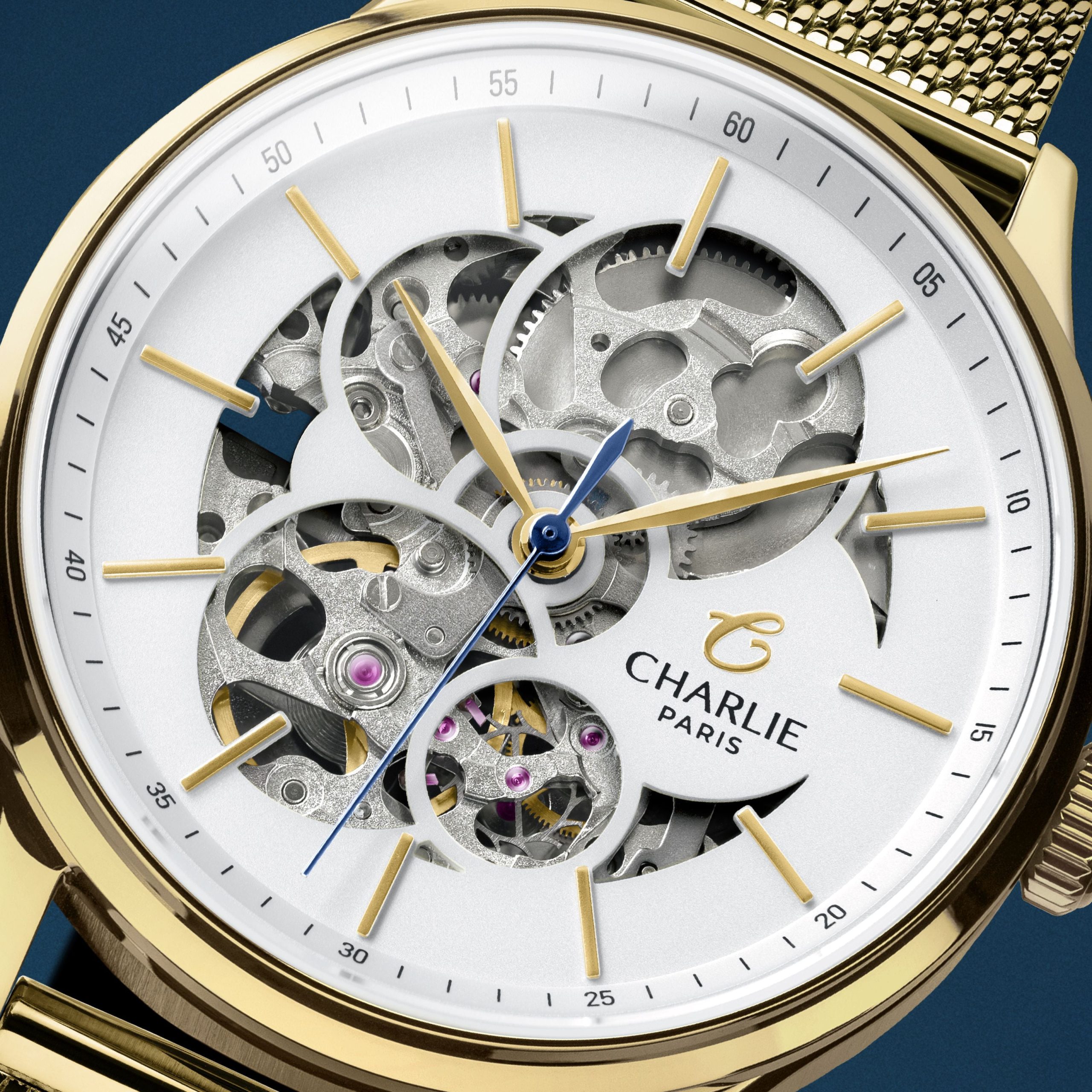Charlie Paris INITIAL 36 - Skeleton - Gold - Bilde 3