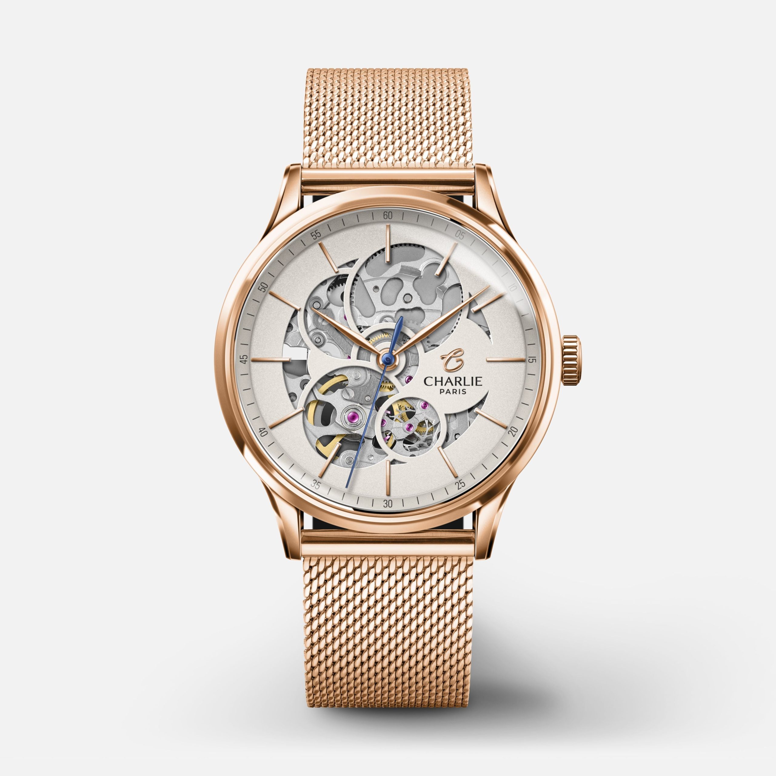 Charlie Paris INITIAL 36 - Skeleton - Rose Gold