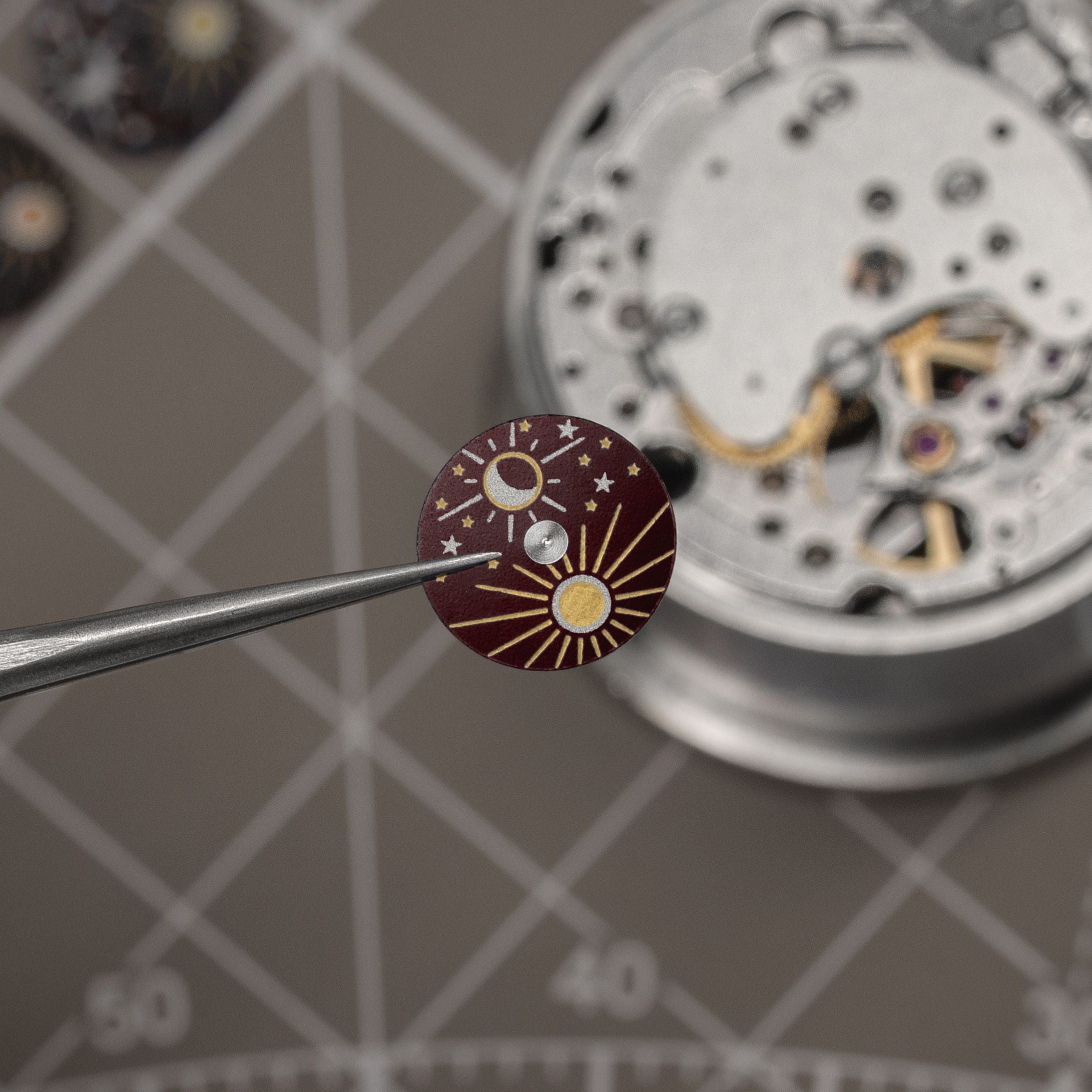 Charlie Paris INITIAL - Open Heart Day/Night - Burgundy - Bilde 5