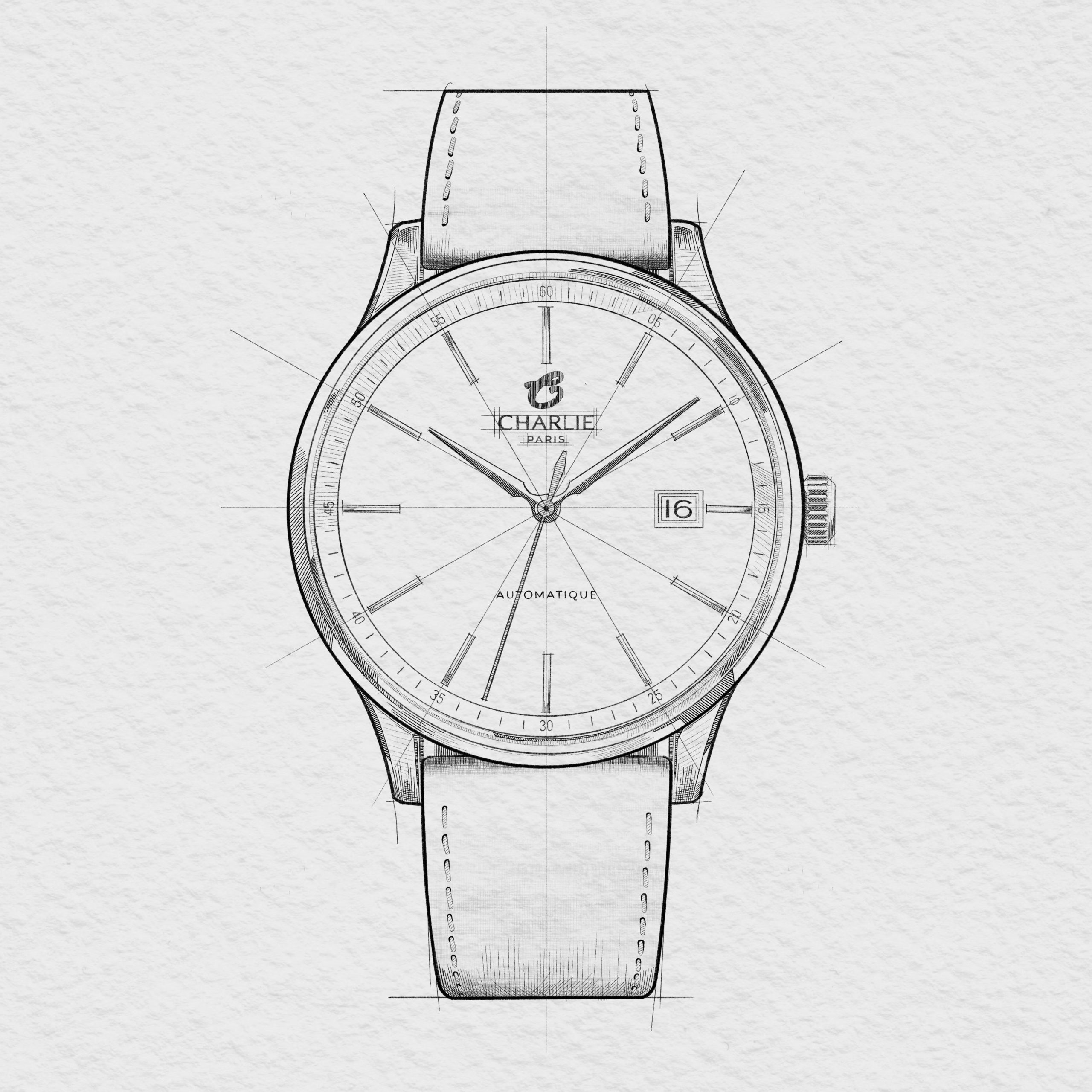 Charlie Paris INITIAL - Slim - Blue - Bilde 5