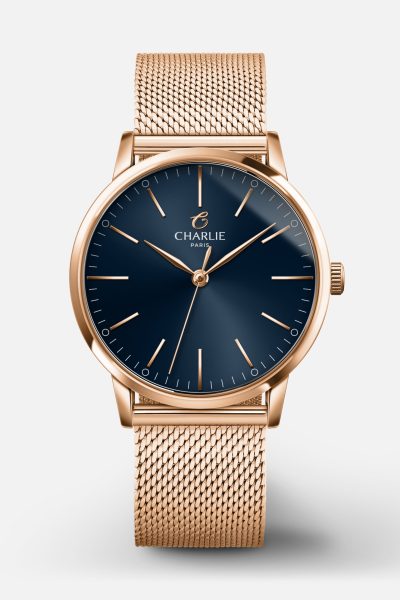 Charlie Paris SULLY 35 - Rose gold & Blue