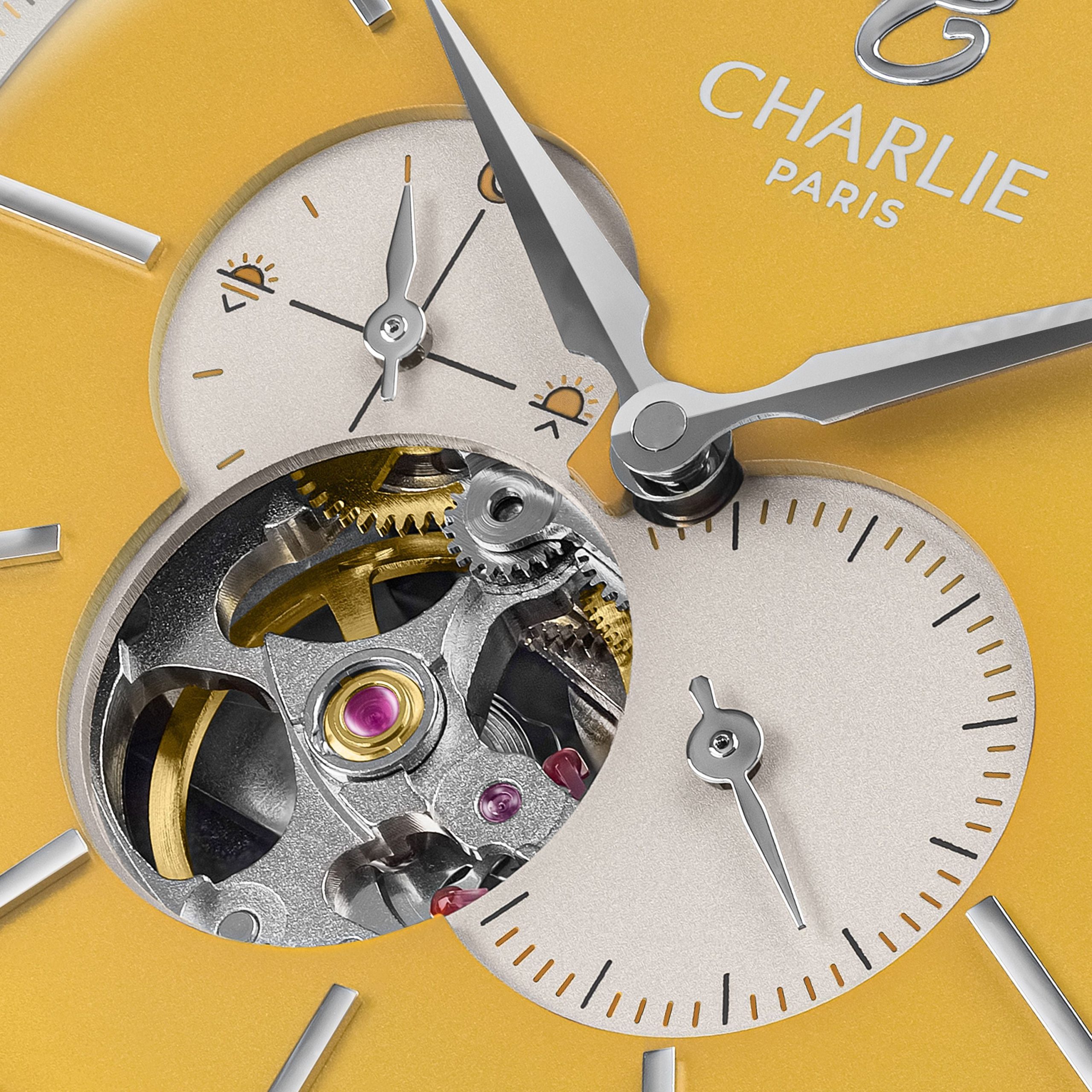 Charlie Paris INITIAL - Cœur Ouvert - Yellow Sunshine - Bilde 4