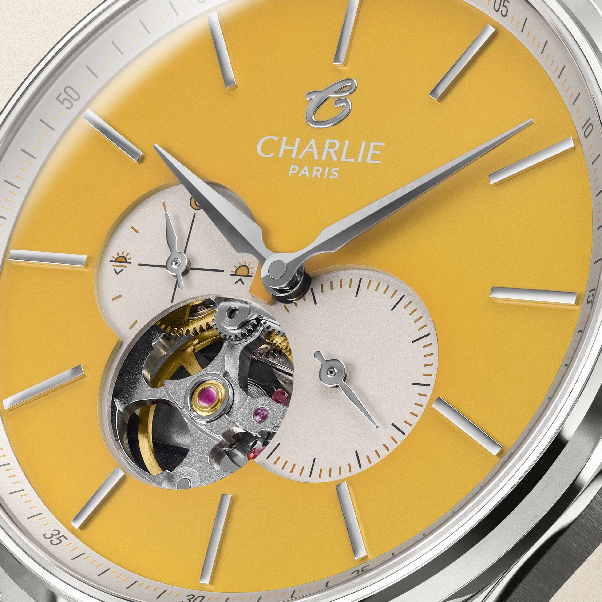 Charlie Paris INITIAL - Cœur Ouvert - Yellow Sunshine - Bilde 5