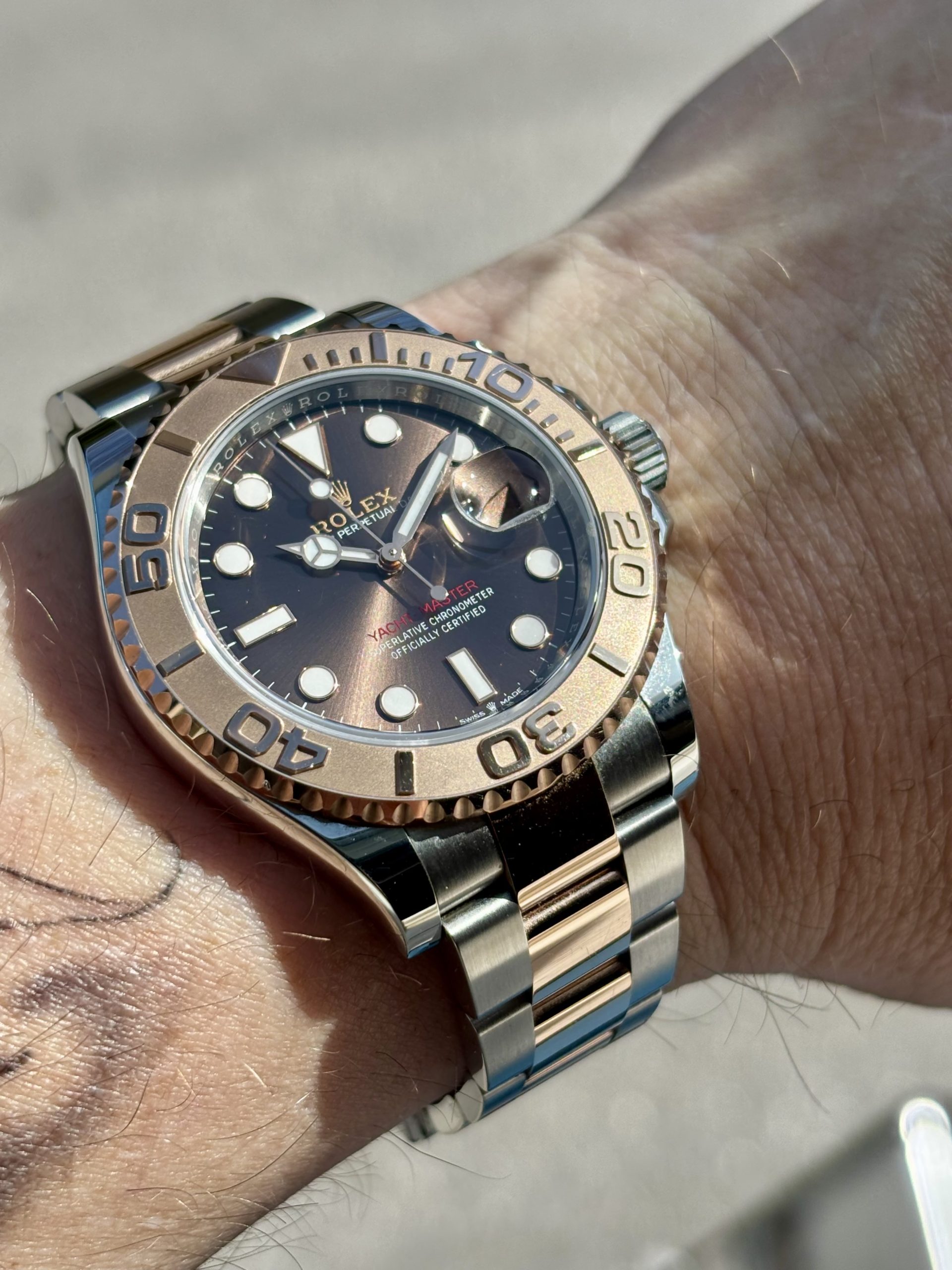 Rolex Yacht-Master 40 – 2025 modell – Everose (rosegull) – Som ny - Bilde 7
