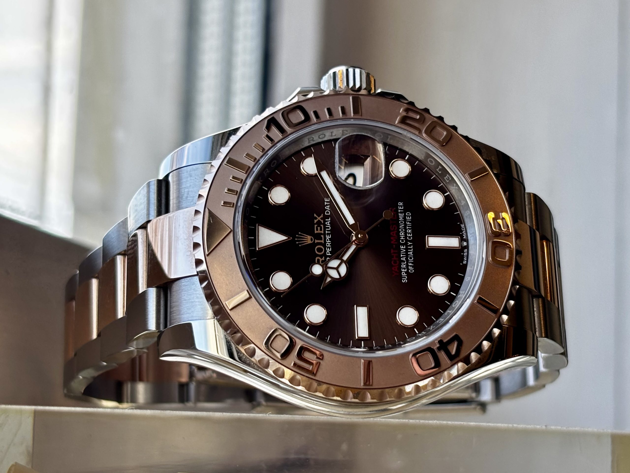 Rolex Yacht-Master 40 – 2025 modell – Everose (rosegull) – Som ny - Bilde 13