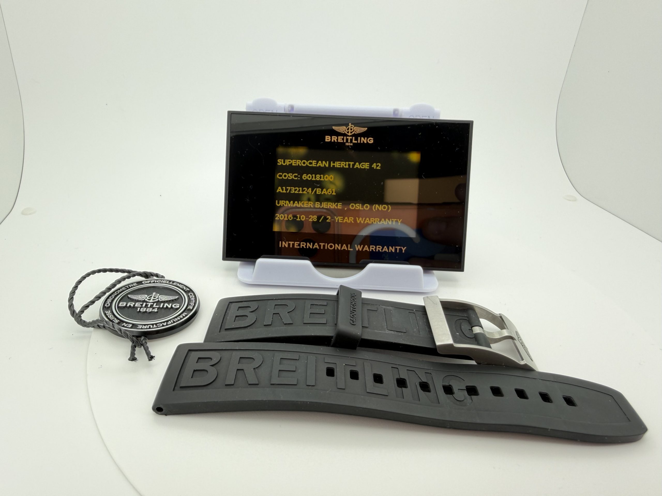 BREITLING SUPEROCEAN HERITAGE 42 – KOMPLETT / BJERKE 2016 - Bilde 2