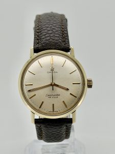 Omega Seamaster De Ville – eksklusiv 60-tallsklassiker i 14 karat gull