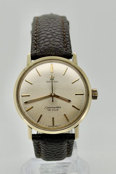 Omega Seamaster De Ville – eksklusiv 60-tallsklassiker i 14 karat gull