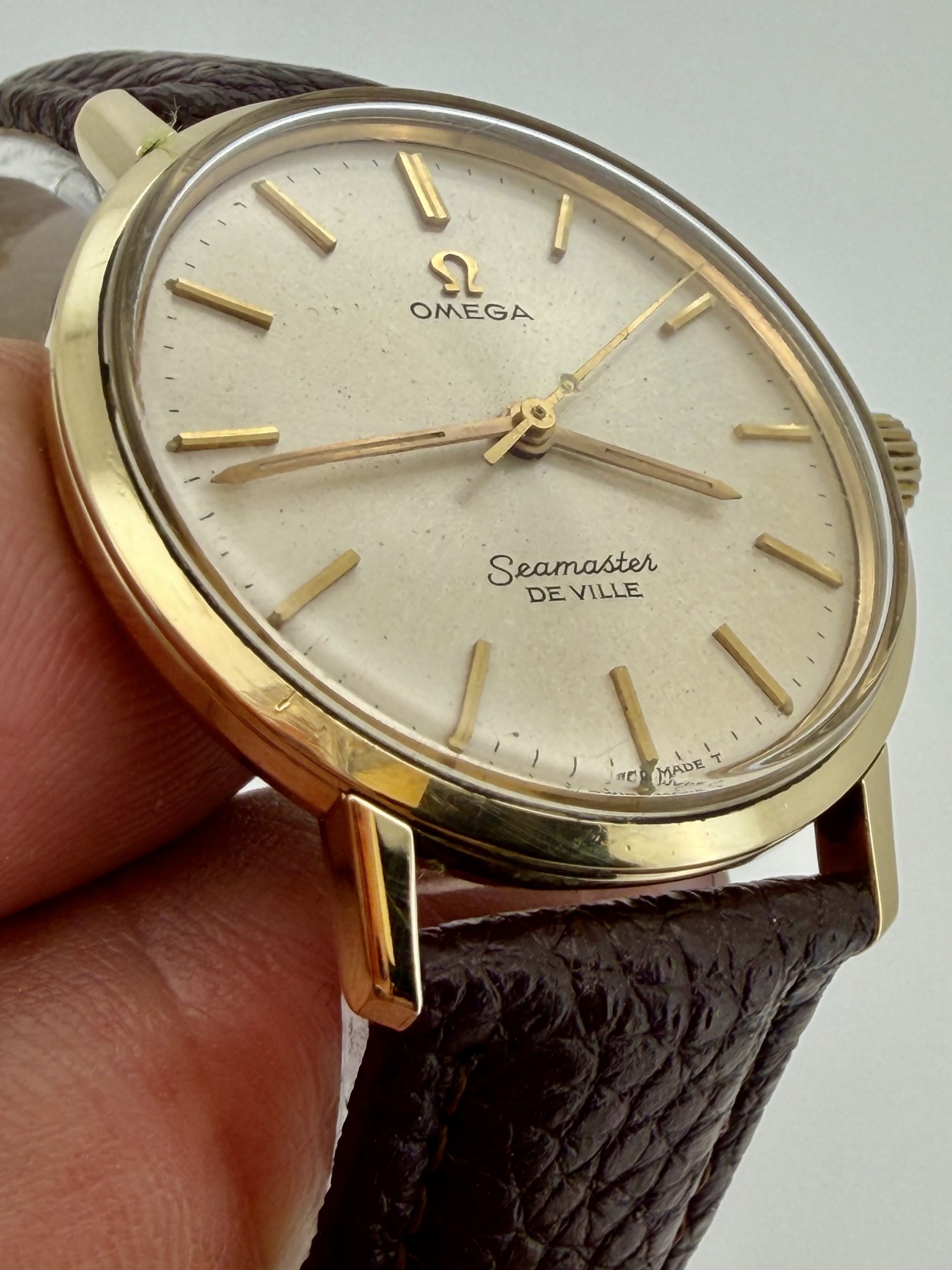 Omega Seamaster De Ville – eksklusiv 60-tallsklassiker i 14 karat gull - Bilde 11