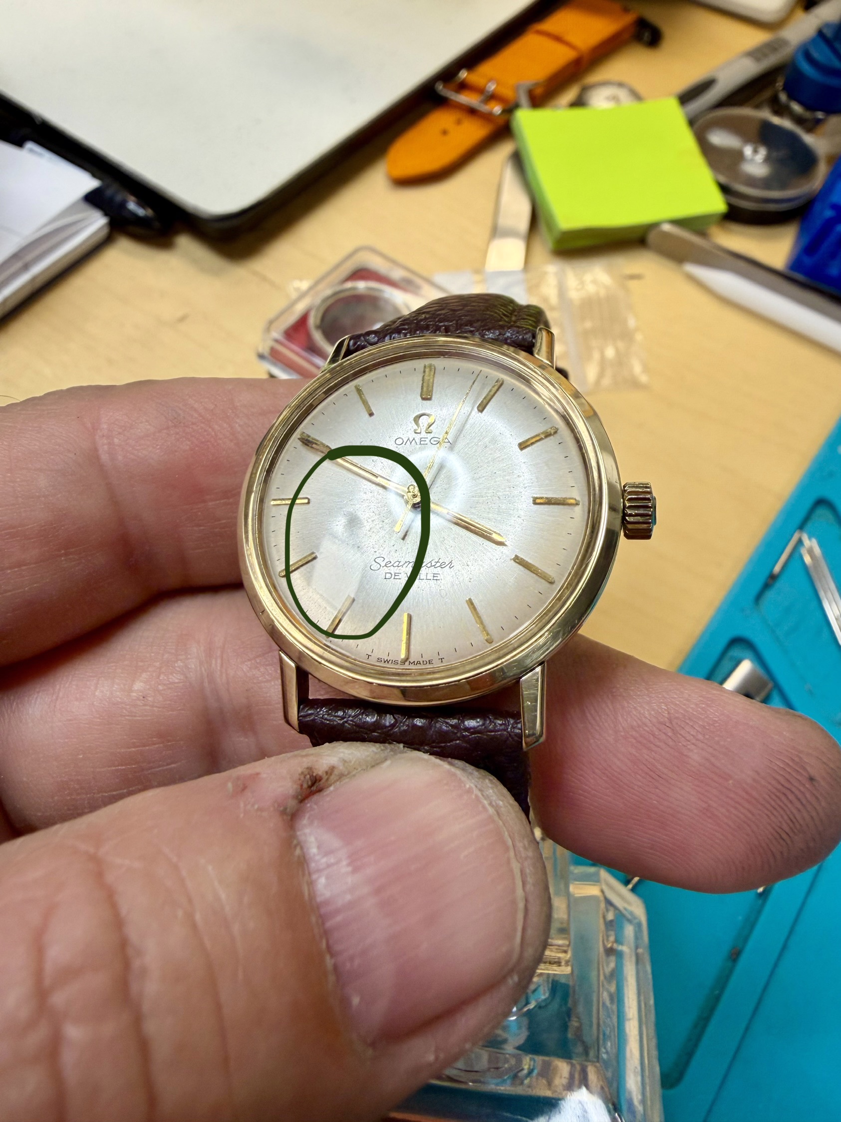 Omega Seamaster De Ville – eksklusiv 60-tallsklassiker i 14 karat gull - Bilde 14