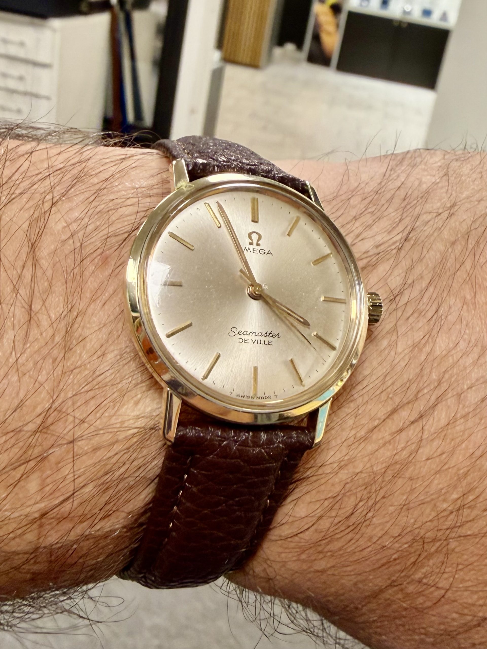 Omega Seamaster De Ville – eksklusiv 60-tallsklassiker i 14 karat gull - Bilde 15