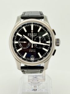 Zenith El Primero Pilot Chronograph – 2012 modell | Norsk AD | Komplett sett