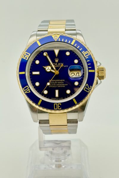 Rolex Submariner Date 16613LB “Bluesy” Komplett! Service!