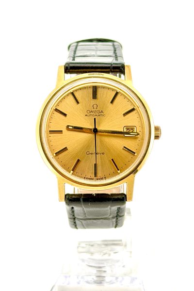 Omega Genève Automatic - 1974 mod – Klassisk vintage Omega med nydelig gullskive