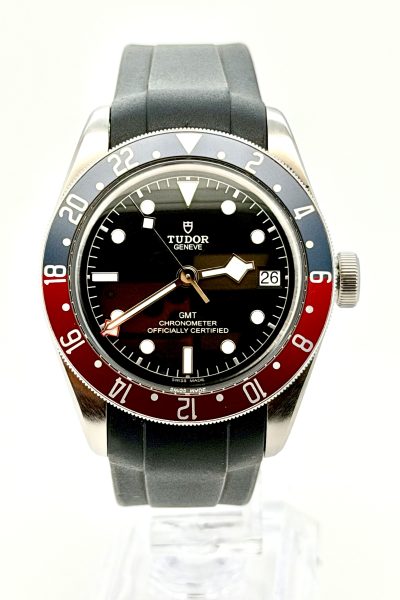 Holdt av til og med 28.05 - Tudor Black Bay GMT Pepsi – Ref. 79830RB – 2018 modell