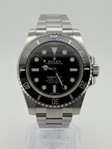 ROLEX SUBMARINER NO-DATE 114060 – NORSK 2018 MODELL – KOMPLETT SETT