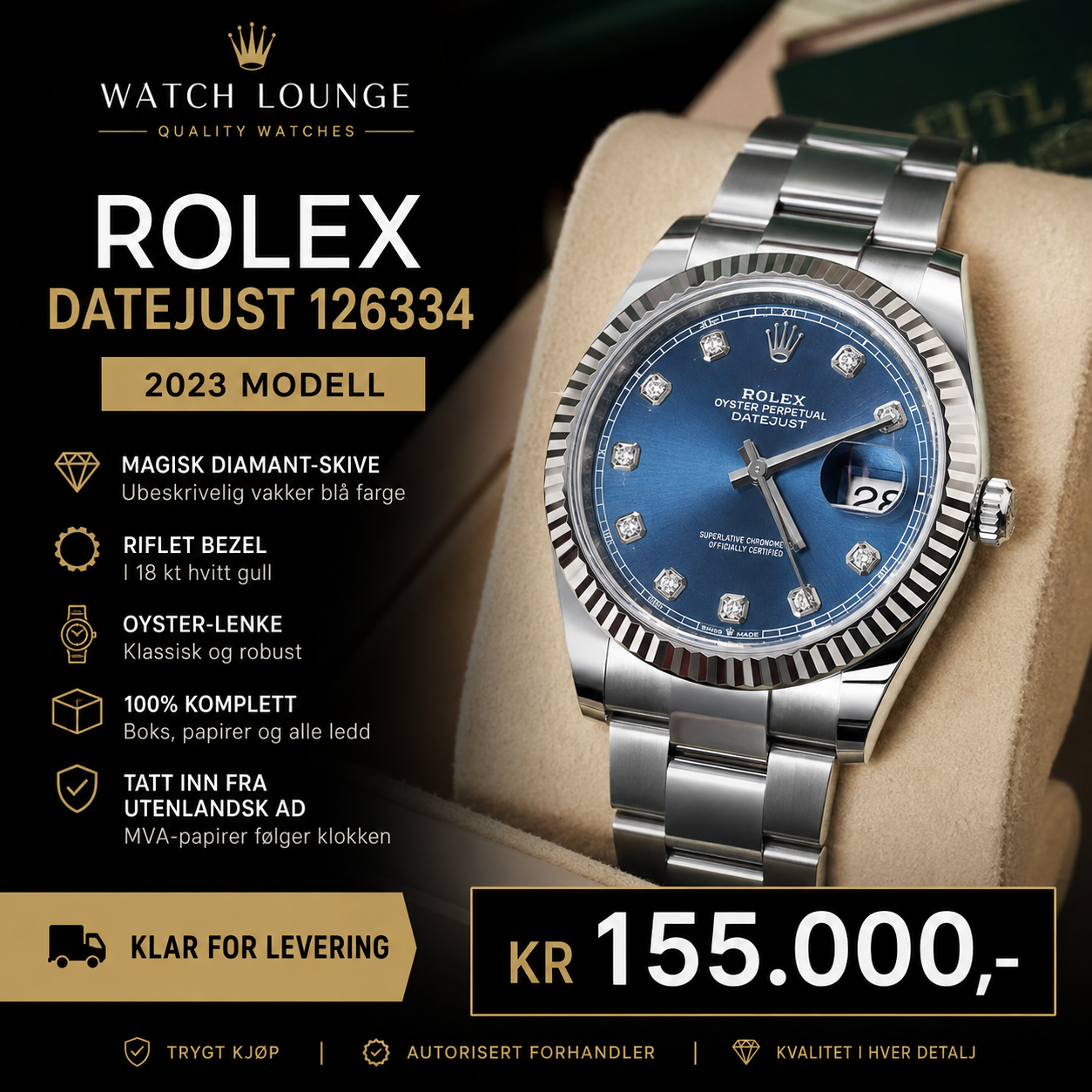 Rolex Datejust 126334 – 2023