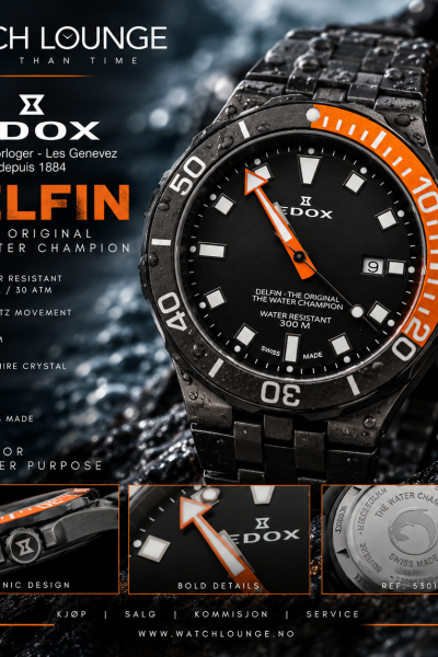 Edox Delfin The Original – Diver Date 300M