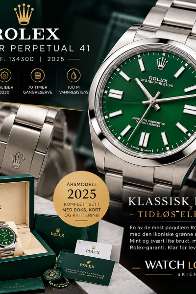 Rolex Oyster Perpetual 41 – Ref. 134300 – 2025