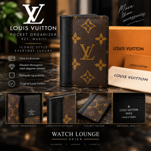 Louis Vuitton Pocket Organizer Monogram Macassar – Ref. M60111