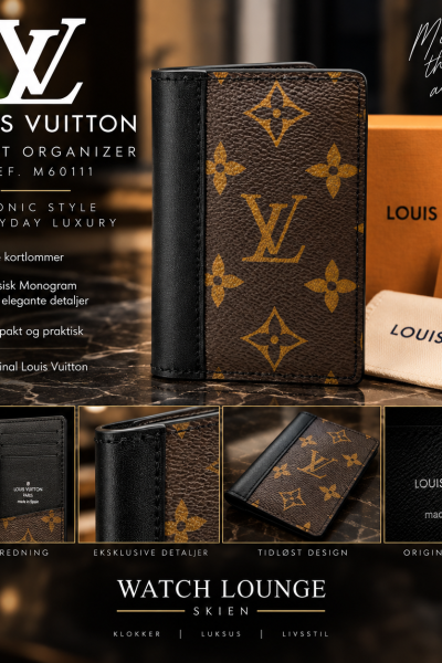 Louis Vuitton Pocket Organizer Monogram Macassar – Ref. M60111