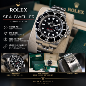 Rolex Sea-Dweller 126600 – 2022 – «Single Red»
