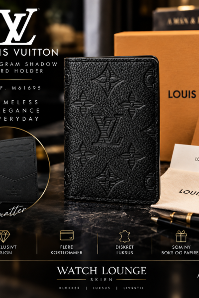 Louis Vuitton Monogram Shadow Card Holder – Ref. M61695